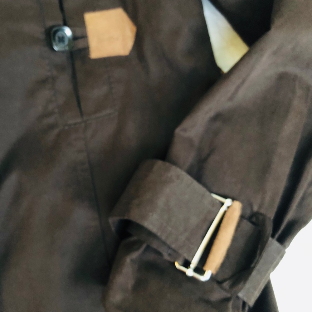 Zara Basic Cropped Trench Coat - image 4